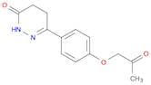 3(2H)-Pyridazinone, 4,5-dihydro-6-[4-(2-oxopropoxy)phenyl]-