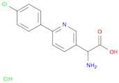 2-Amino-2-(6-(4-chlorophenyl)pyridin-3-yl)acetic acid hydrochloride