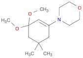 Morpholine, 4-(3,3-dimethoxy-5,5-dimethyl-1-cyclohexen-1-yl)-