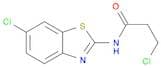 Propanamide, 3-chloro-N-(6-chloro-2-benzothiazolyl)-