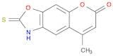 6H-Pyrano[3,2-f]benzoxazol-6-one, 1,2-dihydro-8-methyl-2-thioxo-