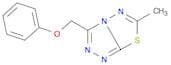 1,2,4-Triazolo[3,4-b][1,3,4]thiadiazole, 6-methyl-3-(phenoxymethyl)-