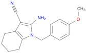 2-Amino-1-(4-methoxybenzyl)-4,5,6,7-tetrahydro-1H-indole-3-carbonitrile