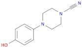1-Piperazinecarbonitrile, 4-(4-hydroxyphenyl)-
