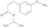 Benzenepropanoic acid, 3-methoxy-, 1-methylethyl ester