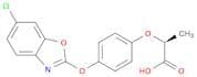 Propanoic acid, 2-[4-[(6-chloro-2-benzoxazolyl)oxy]phenoxy]-, (2S)-