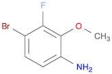 Benzenamine, 4-bromo-3-fluoro-2-methoxy-