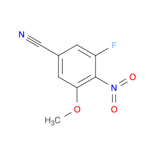 Benzonitrile, 3-fluoro-5-methoxy-4-nitro-