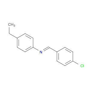 Benzenamine, N-[(4-chlorophenyl)methylene]-4-ethyl-, [N(E)]-