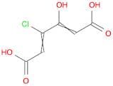 2,4-Hexadienedioic acid, 3-chloro-4-hydroxy-