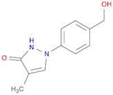 3H-Pyrazol-3-one, 1,2-dihydro-1-[4-(hydroxymethyl)phenyl]-4-methyl-