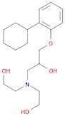 2-Propanol, 1-[bis(2-hydroxyethyl)amino]-3-(2-cyclohexylphenoxy)-