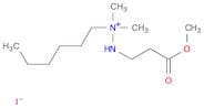 Hydrazinium, 1-hexyl-2-(3-methoxy-3-oxopropyl)-1,1-dimethyl-, iodide (1:1)