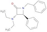 2-Azetidinone, 3-(diethylamino)-4-phenyl-1-(phenylmethyl)-, trans- (9CI)