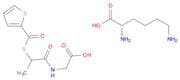 L-Lysine, compd. with N-[1-oxo-2-[(2-thienylcarbonyl)thio]propyl]glycine (1:1) (9CI)