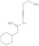 Copper, [1-(cyclohexylmethyl)ethenyl]-1-pentynyl- (9CI)