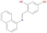 1,3-Benzenediol, 4-[(1-naphthalenylimino)methyl]-