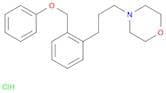 Morpholine, 4-[3-[2-(phenoxymethyl)phenyl]propyl]-, hydrochloride (1:1)