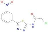 2-Chloro-N-(5-(3-nitrophenyl)-1,3,4-thiadiazol-2-yl)acetamide