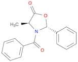 5-Oxazolidinone, 3-benzoyl-4-methyl-2-phenyl-, (2R,4S)-