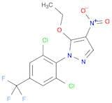 1H-Pyrazole, 1-[2,6-dichloro-4-(trifluoromethyl)phenyl]-5-ethoxy-4-nitro-