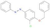 Diazene, 1-[3-chloro-4-(phenylmethoxy)phenyl]-2-phenyl-