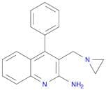 2-Quinolinamine, 3-(1-aziridinylmethyl)-4-phenyl-