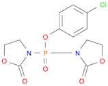 Phosphinic acid, bis(2-oxo-3-oxazolidinyl)-, 4-chlorophenyl ester (9CI)