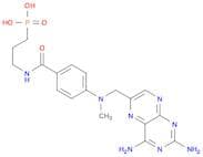 Phosphonic acid, [3-[[4-[[(2,4-diamino-6-pteridinyl)methyl]methylamino]benzoyl]amino]propyl]- (9CI)