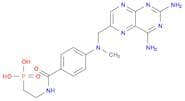 Phosphonic acid, [2-[[4-[[(2,4-diamino-6-pteridinyl)methyl]methylamino]benzoyl]amino]ethyl]- (9CI)