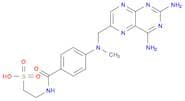 Ethanesulfonic acid, 2-[[4-[[(2,4-diamino-6-pteridinyl)methyl]methylamino]benzoyl]amino]-