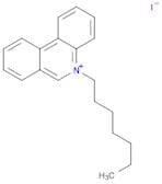 Phenanthridinium, 5-heptyl-, iodide (1:1)
