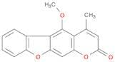 2H-Benzofuro[3,2-g]-1-benzopyran-2-one, 5-methoxy-4-methyl-