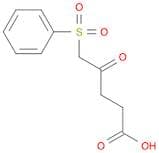 Pentanoic acid, 4-oxo-5-(phenylsulfonyl)-