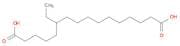 Hexadecanedioic acid, 6-ethyl-