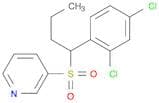 Pyridine, 3-[[1-(2,4-dichlorophenyl)butyl]sulfonyl]-