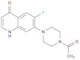 4(1H)-Quinolinone, 7-(4-acetyl-1-piperazinyl)-6-fluoro-
