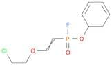 Phosphonofluoridic acid, [2-(2-chloroethoxy)ethenyl]-, phenyl ester (9CI)
