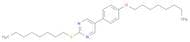 Pyrimidine, 5-[4-(octyloxy)phenyl]-2-(octylthio)-