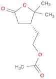 2(3H)-Furanone, 4-[2-(acetyloxy)ethyl]dihydro-5,5-dimethyl-, (R)- (9CI)