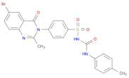 Benzenesulfonamide, 4-(6-bromo-2-methyl-4-oxo-3(4H)-quinazolinyl)-N-[[(4-methylphenyl)amino]carbon…