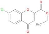 4H-1-Benzopyran-2-carboxylic acid, 7-chloro-4-oxo-, ethyl ester