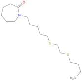 2H-Azepin-2-one, 1-[5-[[2-(butylthio)ethyl]thio]pentyl]hexahydro-