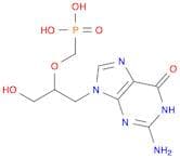 Phosphonic acid, P-[[2-(2-amino-1,6-dihydro-6-oxo-9H-purin-9-yl)-1-(hydroxymethyl)ethoxy]methyl]-