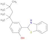 Phenol, 2-(2,3-dihydro-2-benzothiazolyl)-4-(1,1,3,3-tetramethylbutyl)-