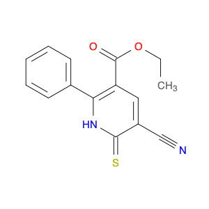ethyl 5-cyano-2-phenyl-6-thioxo-1,6-dihydro-3-pyridinecarboxylate
