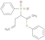 Benzene, [[1-methylene-2-(phenylsulfonyl)-4-penten-1-yl]thio]-