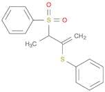 Benzene, [[1-methylene-2-(phenylsulfonyl)propyl]thio]-