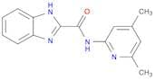 1H-Benzimidazole-2-carboxamide, N-(4,6-dimethyl-2-pyridinyl)-