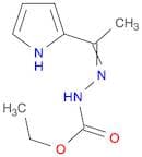 Hydrazinecarboxylic acid, 2-[1-(1H-pyrrol-2-yl)ethylidene]-, ethyl ester